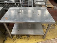 Stainless Steel Prep Area