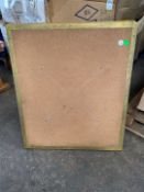 Brass Framed Corkboard/table tops