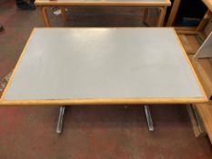 Wooden Topped Desk/Table