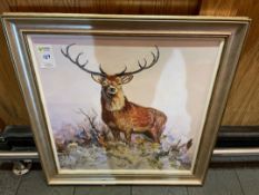 Stag Picture & Frame