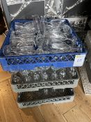 Qty Of Glass Champagne Glasses