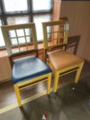 Wooden Chairs x 2