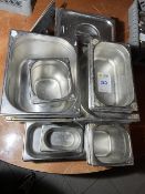 Qty Of Stainless Steel Serving Pots