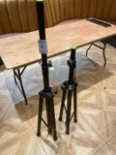 Pair Of Gravity Speaker Tripods