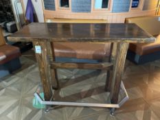 Bar Style Wooden Table