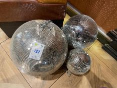 Selection Of Mirror Balls