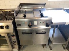 Lincat twin bath deep fat fryer