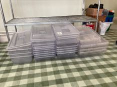 Plastic storage trays