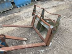 14 T Excavator Fork Attachment & Forks