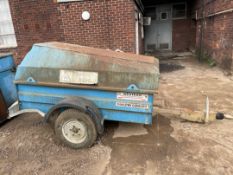 Western 1100 ltr Towable Bunded Refueller C/W Pump