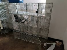Wire cage locker