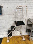 Moveable 3 tread steps