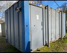 16ft 2 + 1 toilet block container cabin