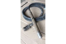 Concrete vibrating Poker 48mm dia, approximately 3m reach