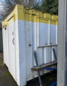 8ft x 8ft site office security hut welfare container