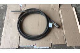 Dynapac concrete vibrating Poker 30mm dia, 5m reach, U6252