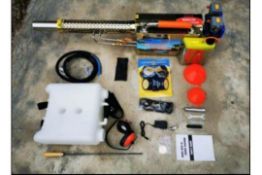 Back Pack Dust Suppression/Sanitising Gun