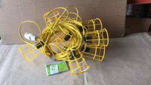 Festoon 110v work site lights