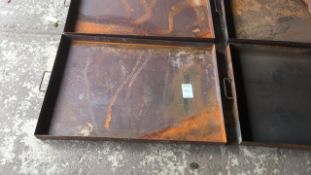 Steel workshop drip trays