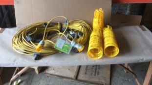 Festoon 110v light string