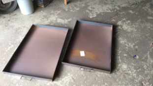 Steel 2ft x 3ft garage drip tray