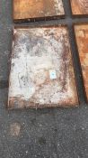 Steel workshop 2ft x 3ft drip tray qty 4