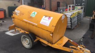 Fuel Bowser 950ltr fast tow