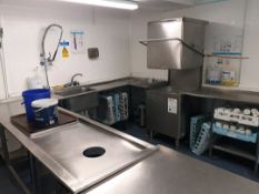 Pass through dishwasher