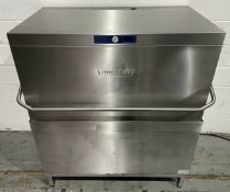 Hobart AMXT 10A Pass through dishwasher twin basket