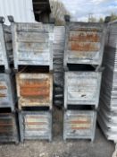 Schafer Swarf/Storage Stackable Metal Bins (6 of)