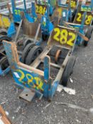 Towable Yard Stock Carrying Trolley