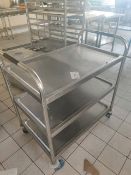 Stainless steel trolley