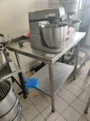 Stainless steel prepping station