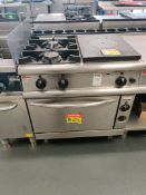 Baron 2 gas hob, Hotplate and oven