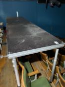 Heavy Duty Aluminium Tables x 2