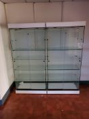 Display cabinets x 2