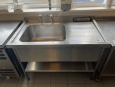 Stainless Steel Single Bowl Sink Unit