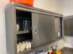 Stainless Steel wall Units x2