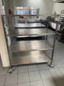 Mobile Stainless Steel Storage Rack