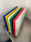 Selection Of Chopping Boards & Holder