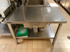 Benham Stainless steel Prep Station