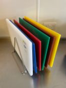 Selection Of Chopping Boards & Holder