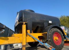 500 gallon towable water bowser trailer for dust suppression