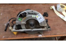 Makita 5903R circular saw, 110v 1550w, y of m 2013, s/No 548998G, 230mm blade, (A628247)