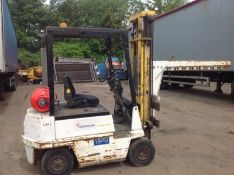 Lansing 1.5 ton gas forklift great truck