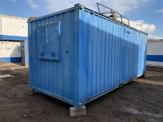 Anti Vandal Steel Portable Office Canteen 20ft x 8ft 2017