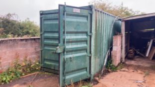 Shipping container and contents