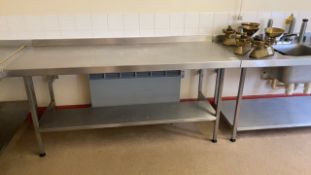 Stainless Steel Preparation Table