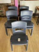 Stackable Moulded Plastic Chairs