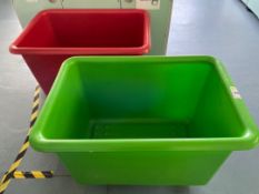 Mobile Plastic Laundry Bins